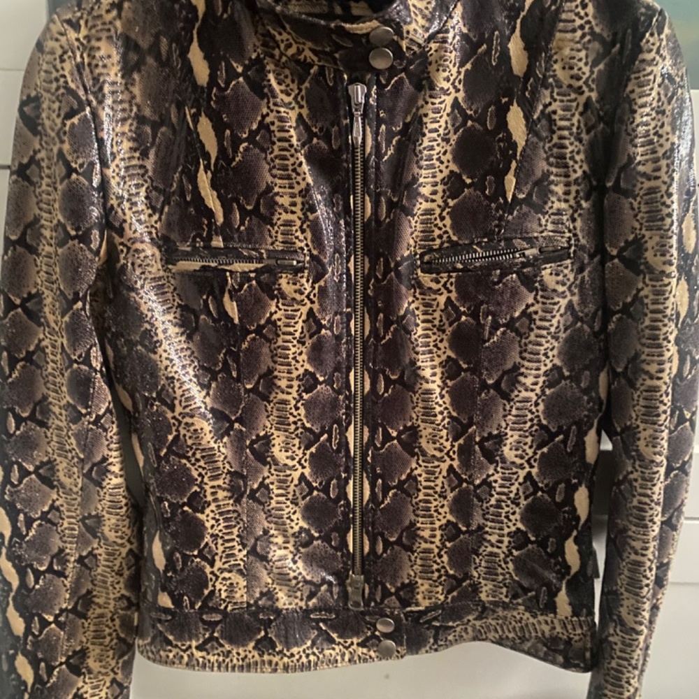 Python Biker Jacket - image 4